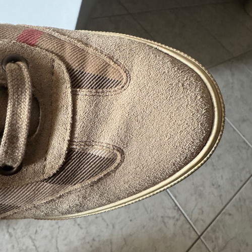 Burberry sneakers size 43 used, beige casual style