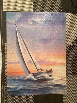Пъзел 50x70 см с изображение на платноход