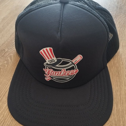 Yankees SKG hat like new, black, one size
