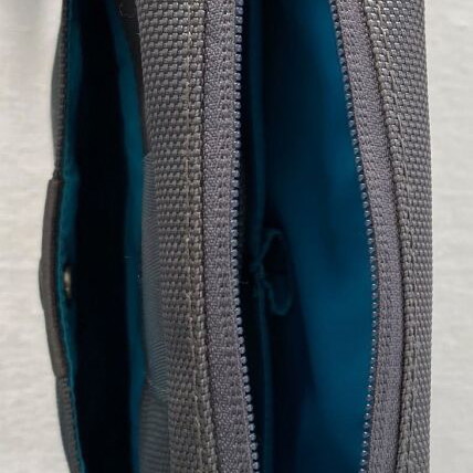 Tablet and small laptop bag like new, gray turquoise