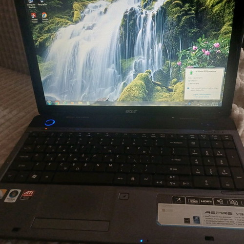 Laptop Acer Aspire 5738G μεταχειρισμένο με 4GB RAM και 256GB αποθήκευση