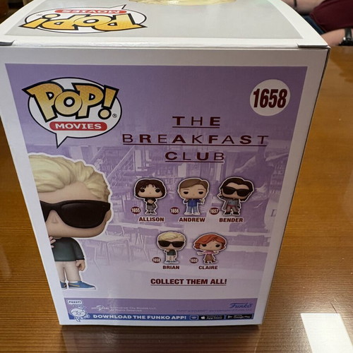 Funko Pop The Breakfast Club 1658 Brian vinyl figure like new