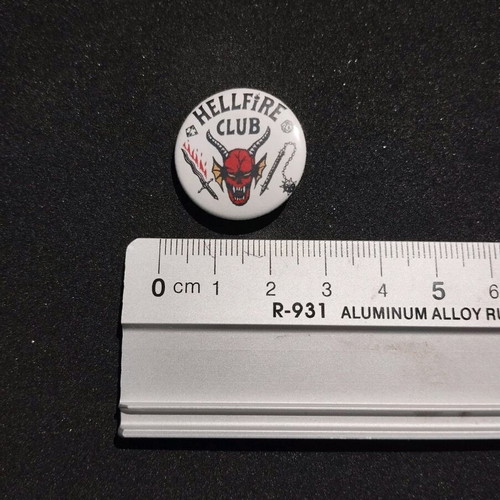 Stranger Things Hellfire Club Pin new