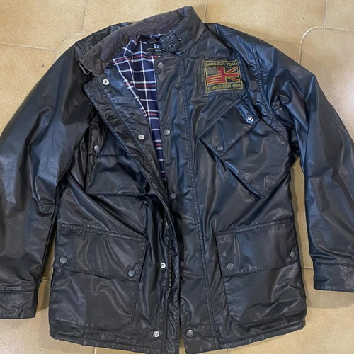 Barbour S.McQueen jacket like new, size M, black