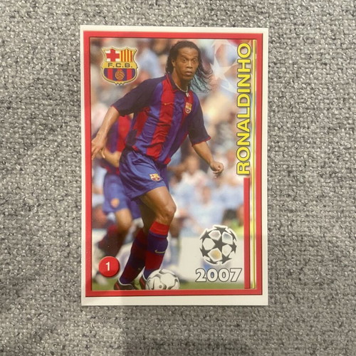 Ronaldinho Champions 2007 Football Card new