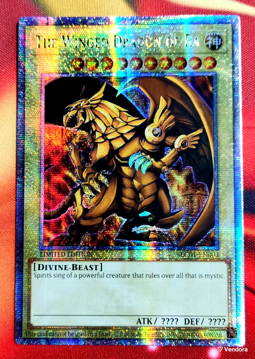 Yugioh: Horus The Black Flame Dragon lv8- Secret Rare - Limited Ed