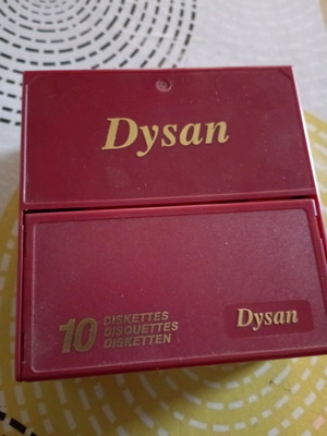 DYSAN vintage diskettes like new, pack of 10, MF 2HD