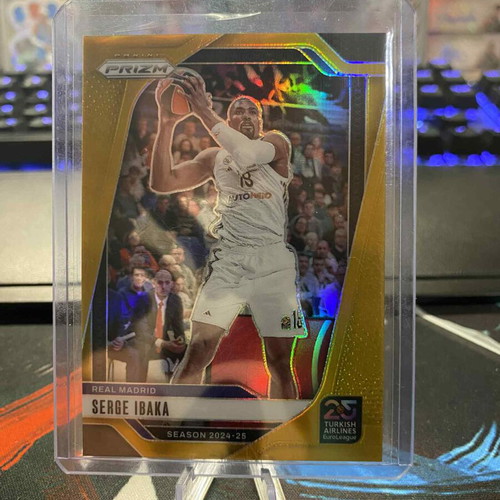 Serge Ibaka gold Euroleague Prizm 24-25 like new