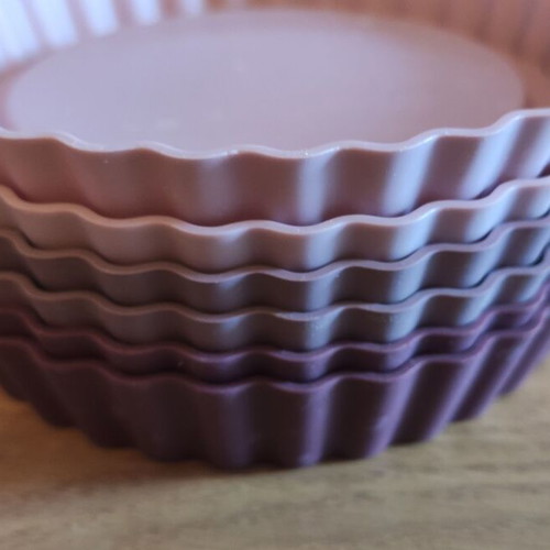 Ernesto silicone tart cases for small tarts like new, pack of 12
