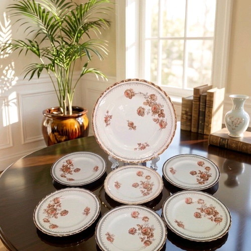 Vintage Alfred Meakin England Sol pasta set, 7 pieces, 1951