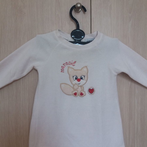 Marasil dress used 74 cm 9 months with cat design