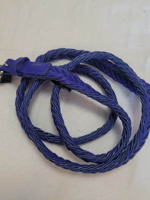 H&M belt, electric blue, 105 cm