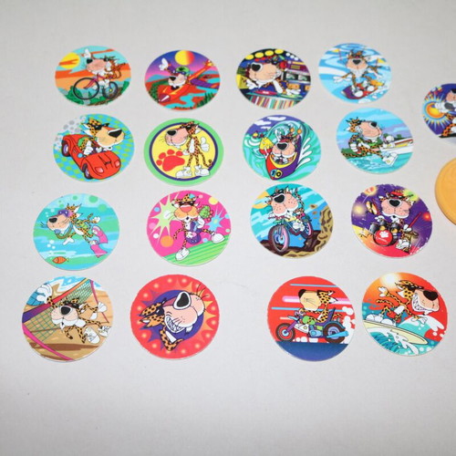 Tasty Tops Cheetos collectible caps, set