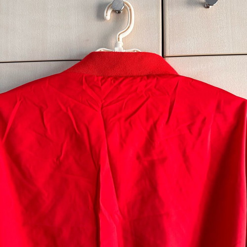 Bomber jacket like new, gray and red