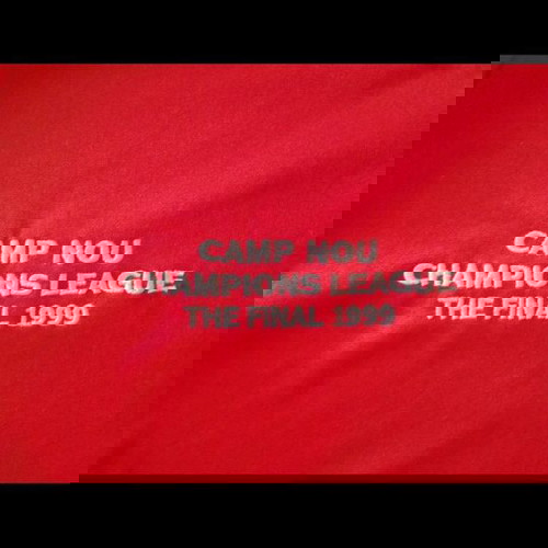 ΣΥΛΛΕΚΤΙΚΉ ΦΑΝΈΛΑ MANCHESTER UNITED CAMP NOU  CHAMPIONS LEAGUE FINAL 1999 by SCORE DRAW