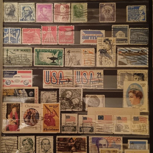 Lot of American stamps used