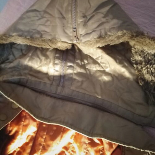 Women's bomber jacket brown size S like new QS style