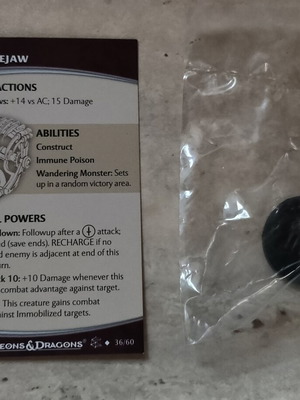 Dungeons & Dragons Demonweb Scythejaw miniature #36/60