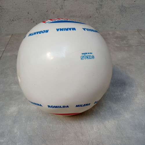 Plastic advertising ball Agoudimos Lines used, collectible 2000s