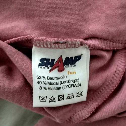 Shamp women's hoodie sweatshirt used, pink, size M