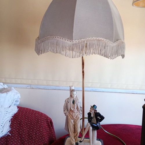 Table lamp used, height 65 cm