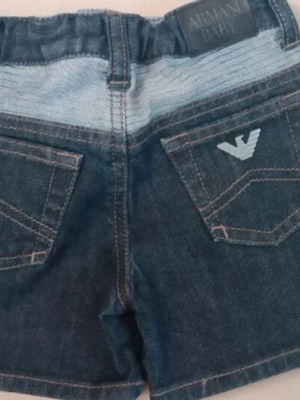 Armani Baby Denim Shorts like new, 6 months, 62 cm