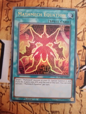 Mathmech Equation κάρτα Yu-Gi-Oh! μεταχειρισμένη, Normal Spell