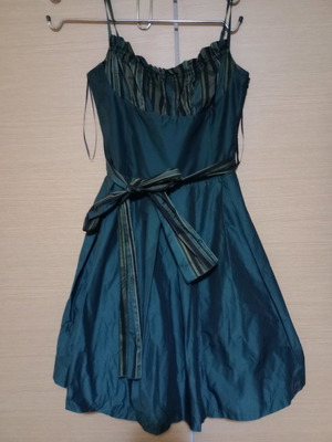 Ysatis taffeta dress cypress small