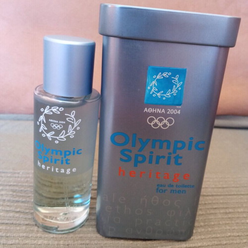 Olympic Games 2004 collectible cologne new in metal box