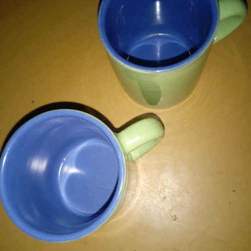 Vintage espresso coffee cups like new, pack of 2, Greek