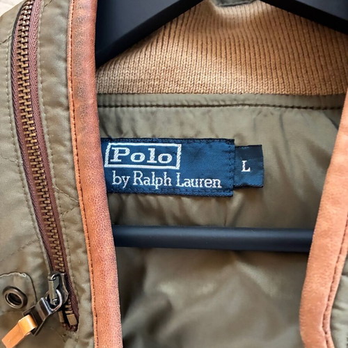 Polo Ralph Lauren Utility Jacket belted L like new, green
