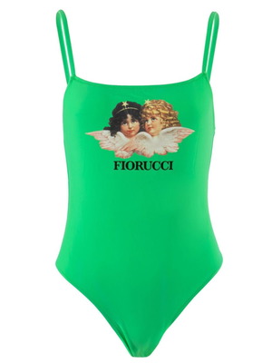 Fiorucci one piece swimsuit brand new, size XS, green