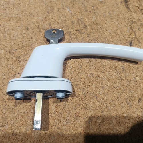 Roto aluminum or synthetic window door handle with key like new