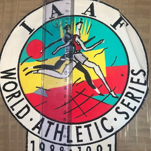 IAAF World Athletic Series 1988-1991 Large Rare Sewn Patch used