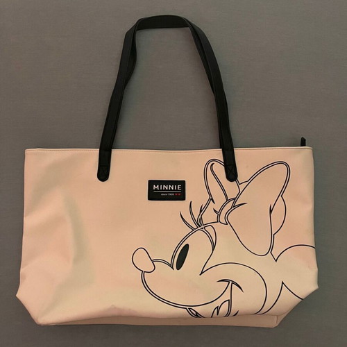 Minnie Mouse shoulder bag like new, white with black details