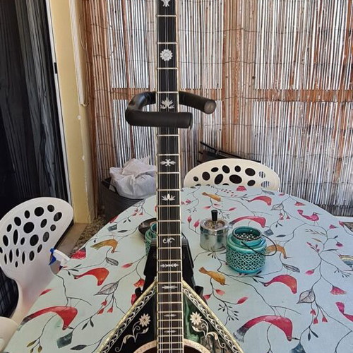 Bouzouki trichordo Matsikas like new with case and footrest