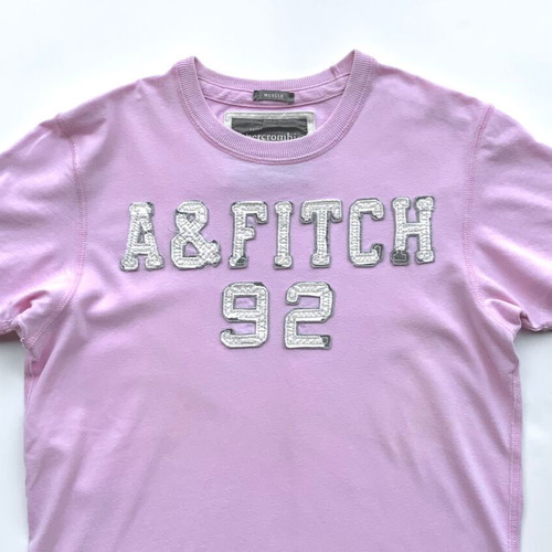 Abercrombie & Fitch Muscle Fit T-shirt pink size S like new