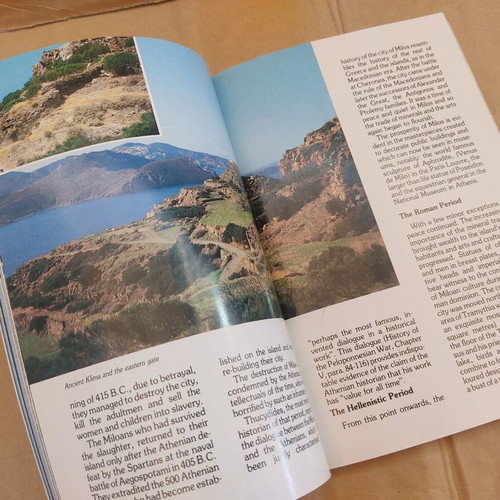Milos 1992 Collectible Tourist Guide like new, English
