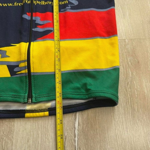 Fred Rompelberg Bicycle Jersey Size S Vintage Full Zip Like New