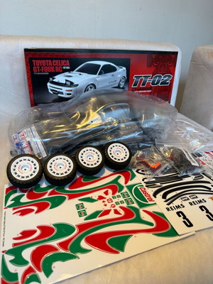 Tamiya TT-02 Toyota Celica ST185 1996 κιτ τηλεκατευθυνόμενου αυτοκινήτου ράλι