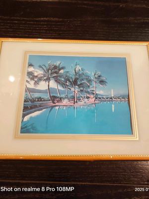 Wall frame used 40x30 cm with plexiglass cover