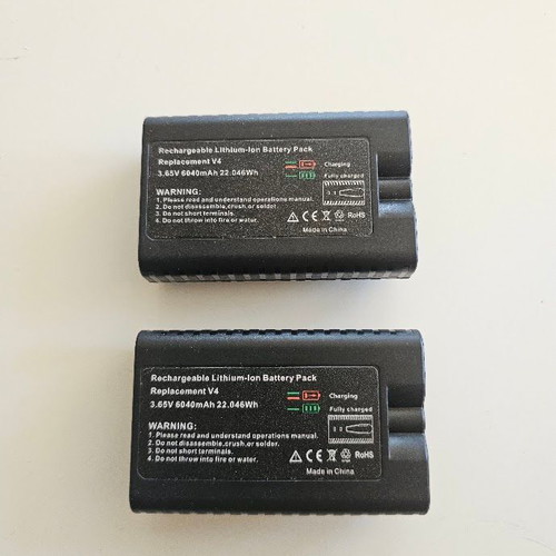Ring Video Doorbell Battery Pack 2x 6040mAh 3.65V new