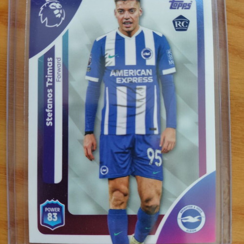 Topps EPL Stefanos Tzimas Rookie Card like new