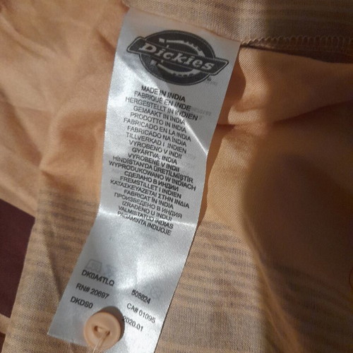 Dickies vintage shirt XL/XXL like new, beige and brown