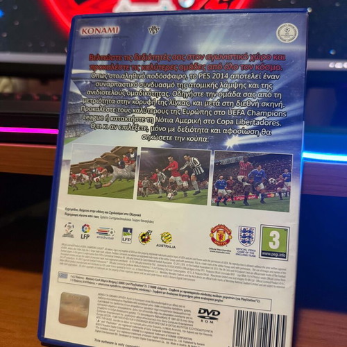 PES 2014 PS2 game used, Greek edition