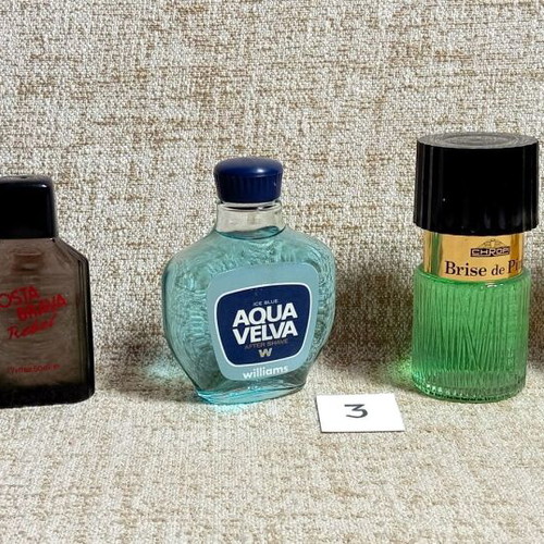 Colognes and aftershave new, pack of 4 Aqua Velva, Brise de Pin, Citron, Costa Brava Rebel
