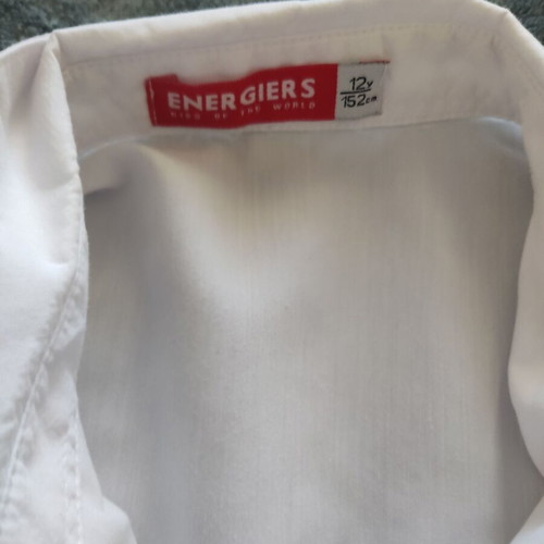 Λευκό πουκάμισο Energiers νούμερο 12 νέο