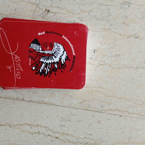 Olympiakos collectible playing cards used, set of 2 with case