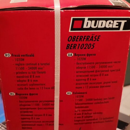 Budget BER10205 wood router 1020W