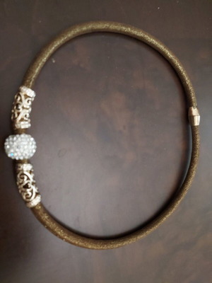 Necklace pendant with strass new